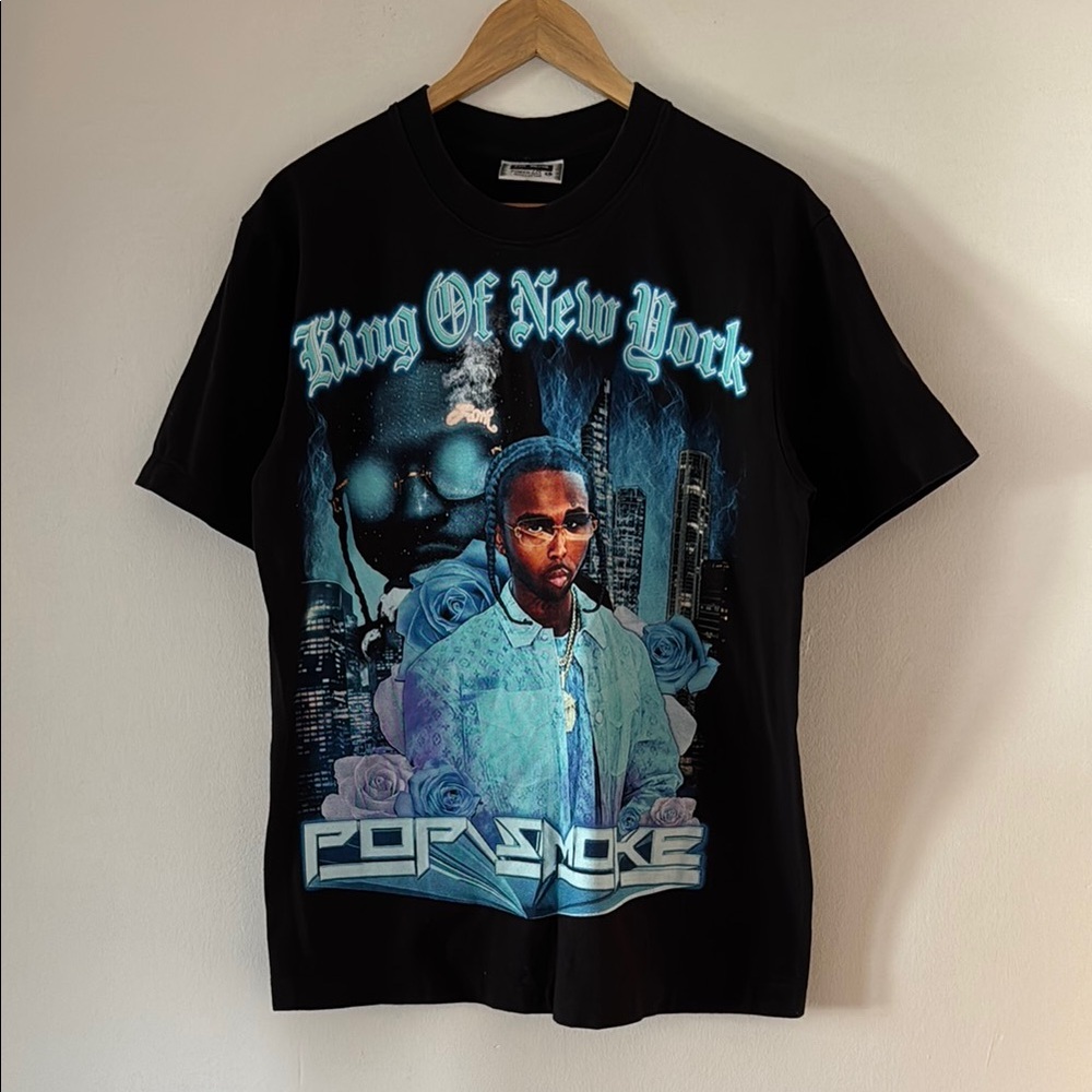 Pop Smoke King Of New York T-Shirt / Large / The Roxx / Rap Tee